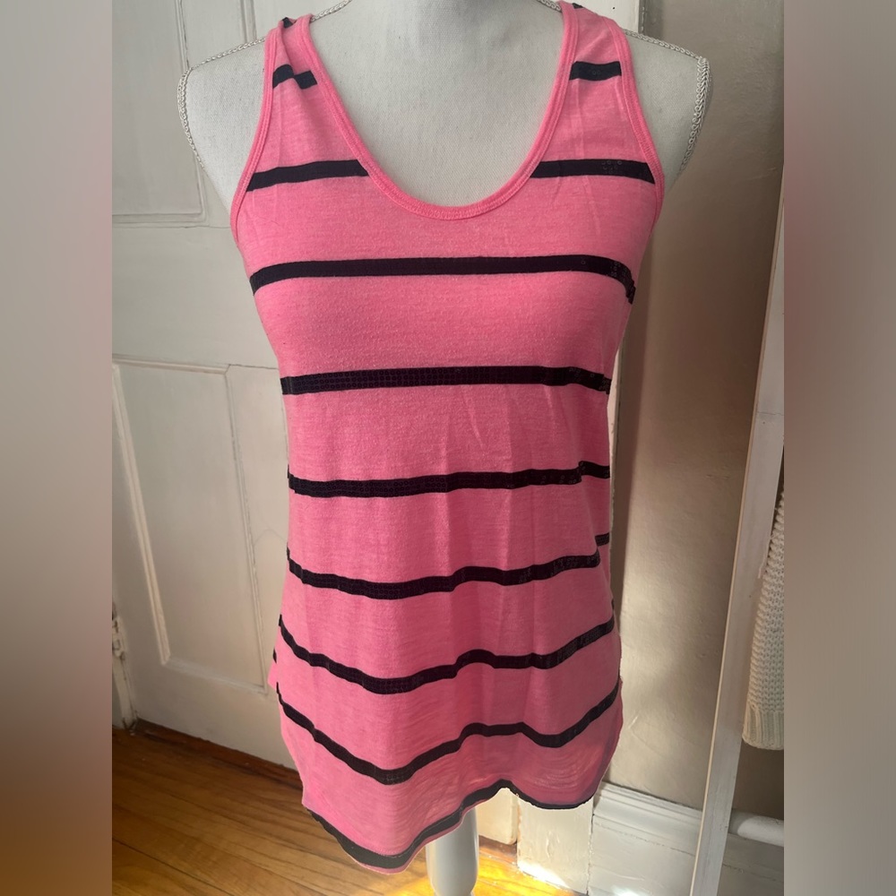 VS PINK Bling Stripe Tank